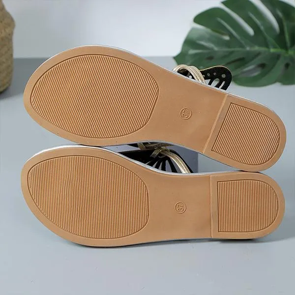 Women's Flat Fashion Butterfly Beach Flip Flops 58848607S
