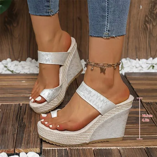 Women's Platform Wedge Slide Sandals 54101166C