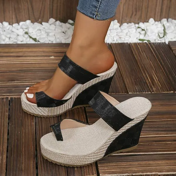 Women's Platform Wedge Slide Sandals 54101166C