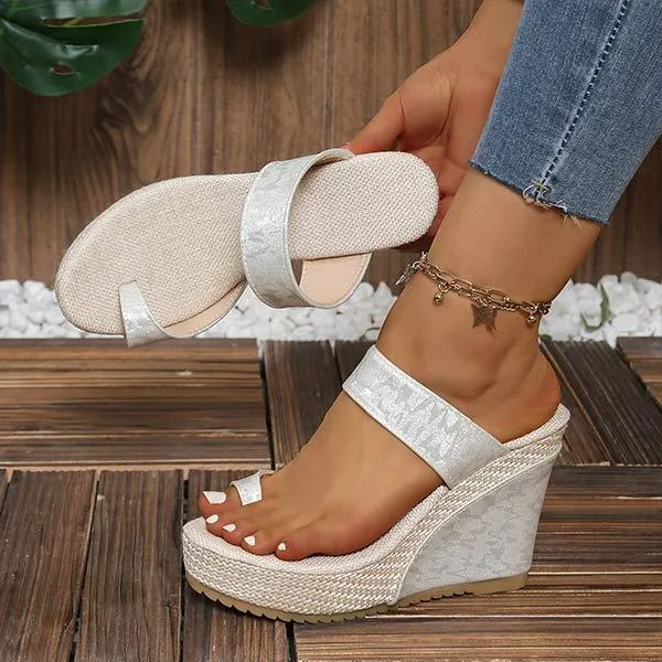 Women's Platform Wedge Slide Sandals 54101166C