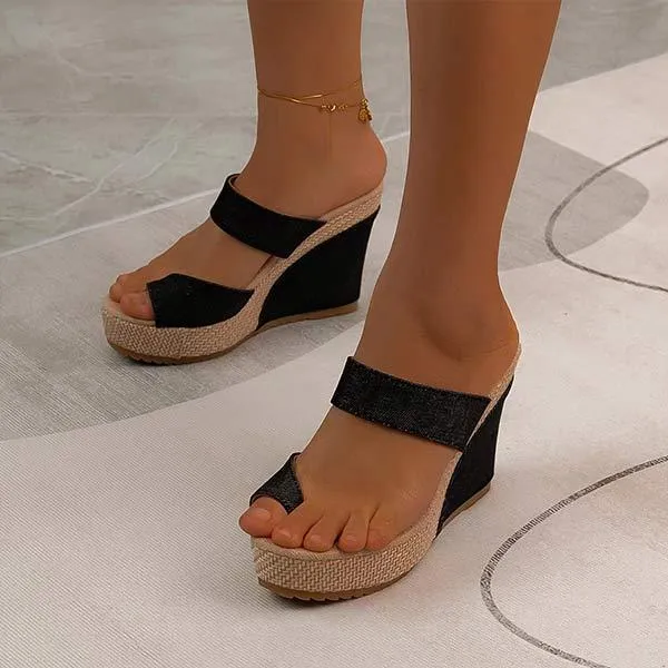 Women's Platform Wedge Slide Sandals 54101166C